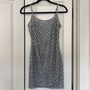 Sparkly, Beaded Mini Dress!